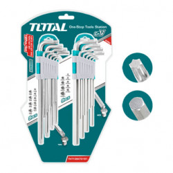 Tht:Hex: 18 Pcs Hex Key And Torx Key Set