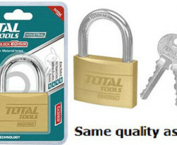 Tlk:Heavy duty brass padlock 40mm