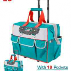 Rolling rigid tool bag