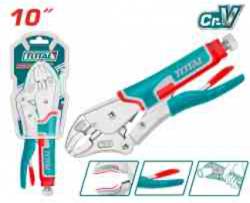 Curved jaw lock plier