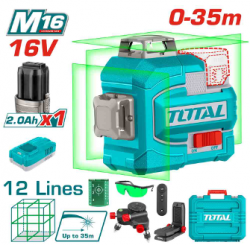 Cordless 3D laser level 16VT