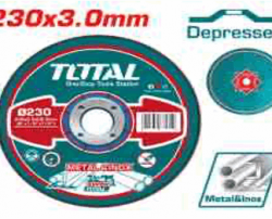 Abrasive metal cutting disc