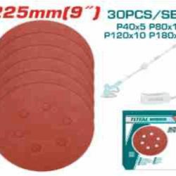 Sanding sheet for random orbital sander