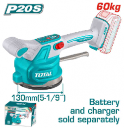 Cordless tile vibration machine