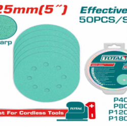 Sanding sheet for random orbital sander
