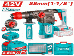 Cordless rotary hammer 42VTS 28MM