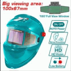 Auto-darkening welding helmet 100x67