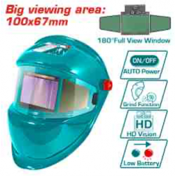 Auto-darkening welding helmet 100x67