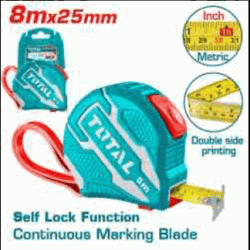 Steel measuring tape 8X25MM