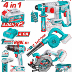 Cordless 4 pcs combo kit CIRCULAR