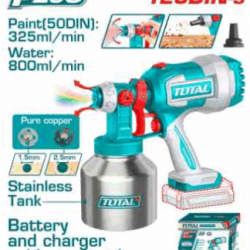 Cordless spray gun 20 V METAL