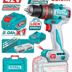 Compact Brushless Cordless Impact Drill 42VTS