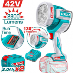 Cordless work lamp 42vt