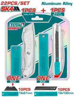 22 Pcs utility knife set