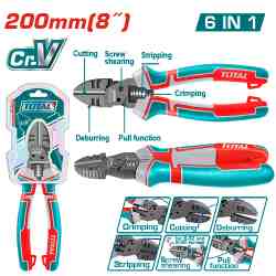 6-in-1 Multi-function diagonal cutting pliers