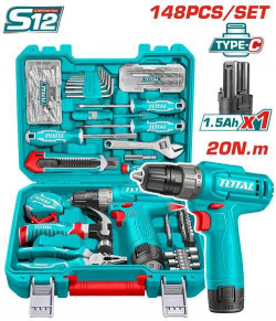 148 Pcs Tools set 12v