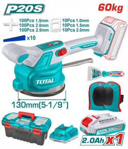 Cordless tile vibration machine set