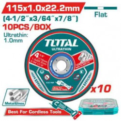 10 Pcs Ultra-thin metal cutting disc set 41/2