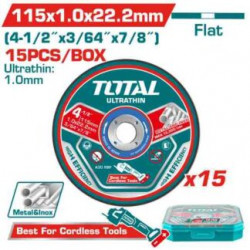15 Pcs Ultra-thin metal cutting disc set 41/2