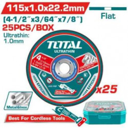 25 Pcs Ultra-thin metal cutting disc set 41/2