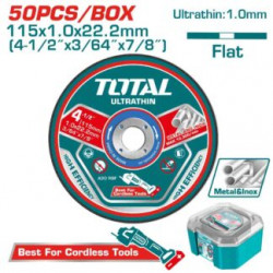 50 Pcs Ultra-thin metal cutting disc set 41/2