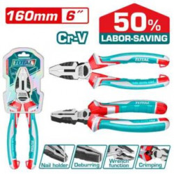 High leverage combination pliers 6"