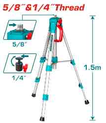 Tripods for laser levels