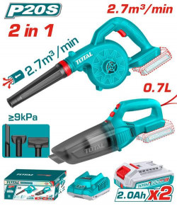 2 Pcs Cordless combo kit BLOWER VACUUM CLEANER