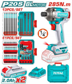 Cordless impact driver 285Nm