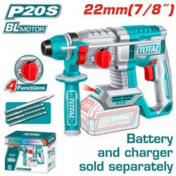 Cordless rotary hammer 22mm
